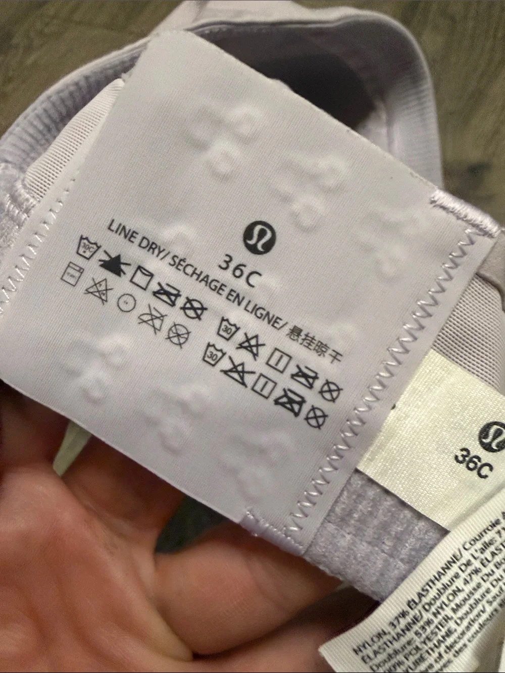 lululemon athletica Blush Pink Seamless Sports Bra